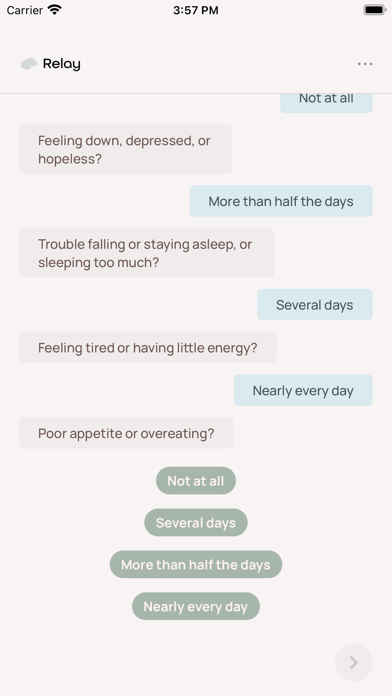 Relay Therapy Screenshot