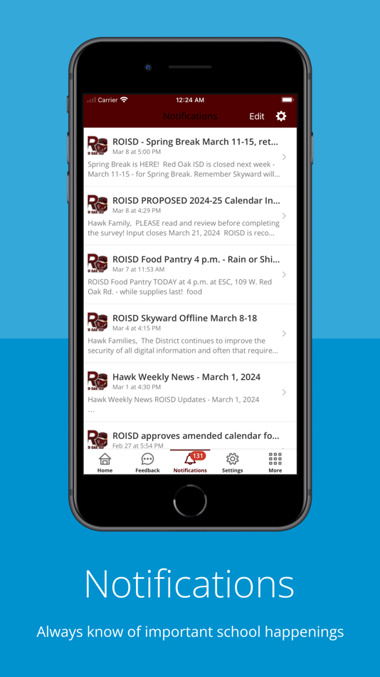 #4. Red Oak ISD (iOS) By: Red Oak Independent School District