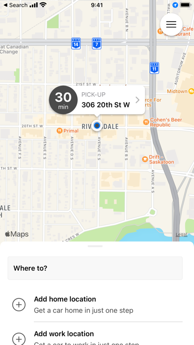 Saskatoon Radio Cabs Screenshot