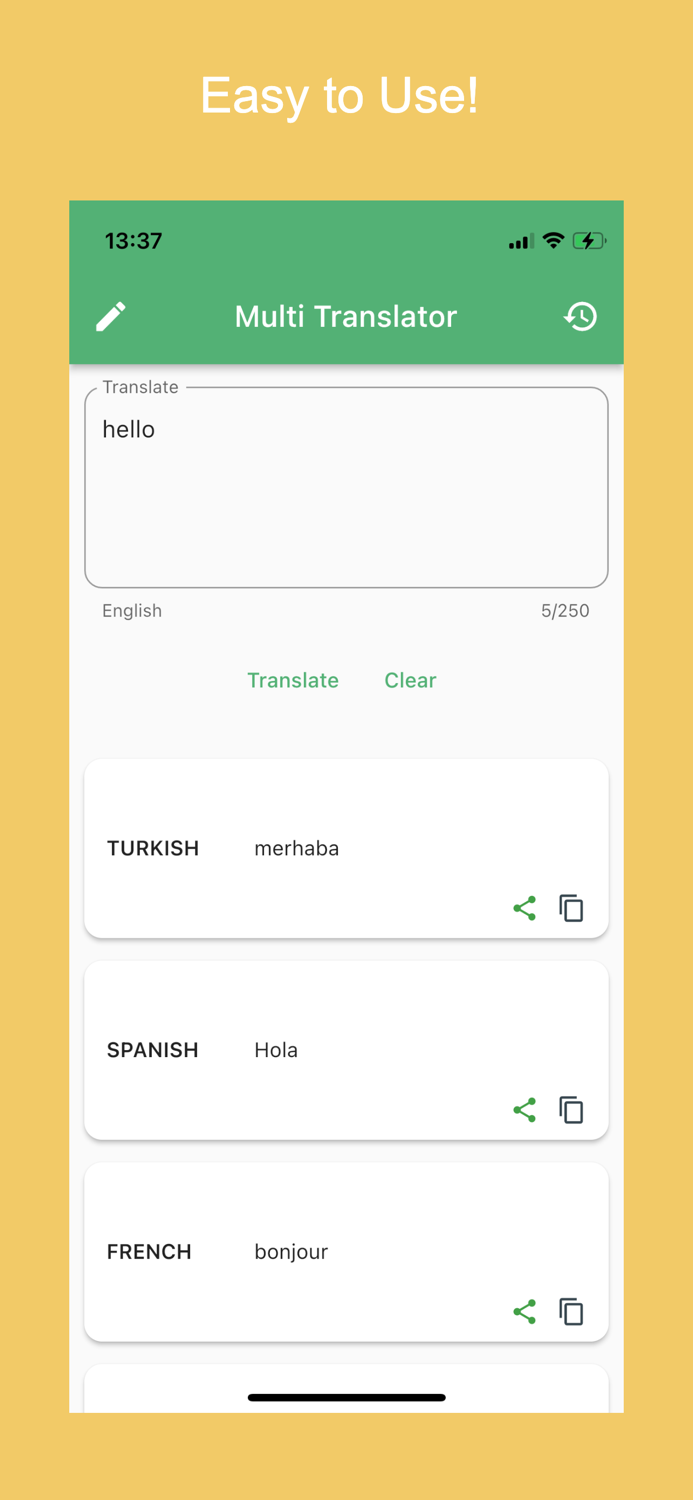 Multiple Translator At Once