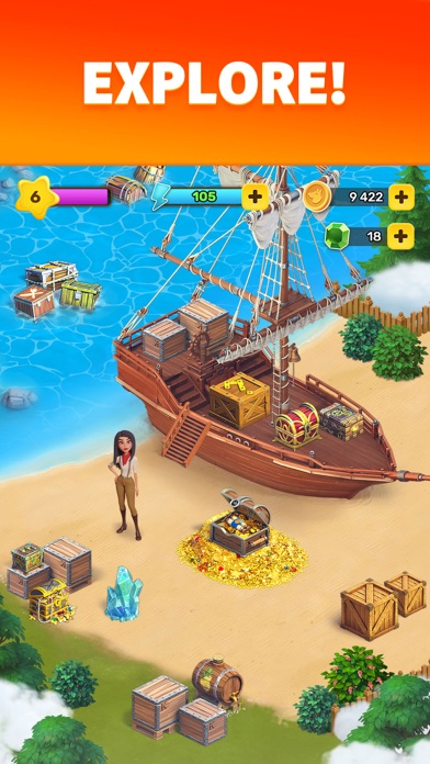 screenshot of Klondike Adventures: Farm Game 6