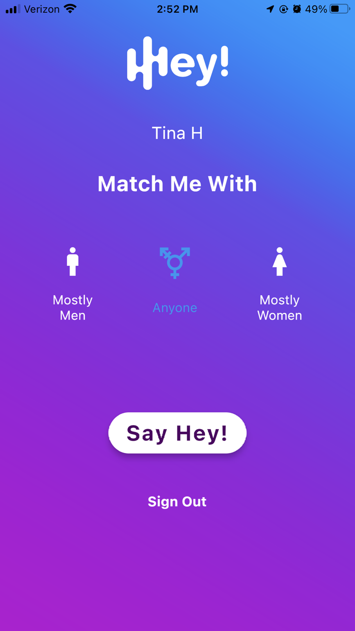 Hey - Talk Connect Repeat.