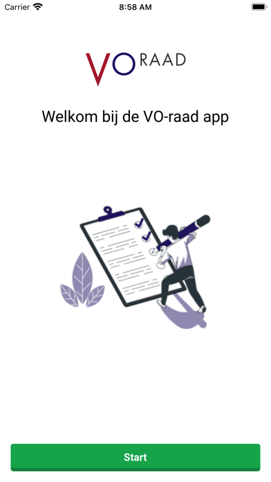 VO-raad poll Screenshot