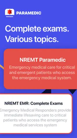 Game screenshot Paramedic Exam Prep mod apk