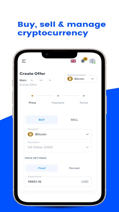 Digital Money Exchange Screenshot