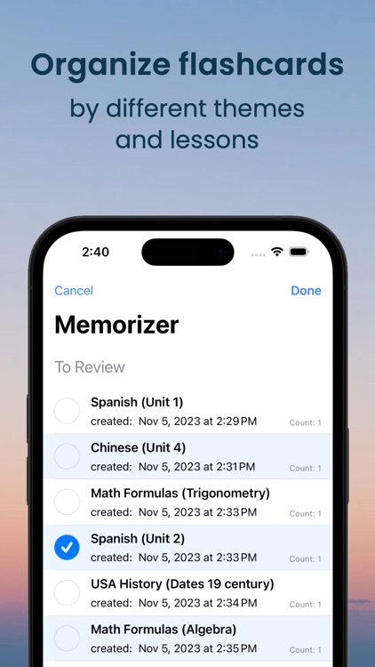 Memorizer: Learning Assistant