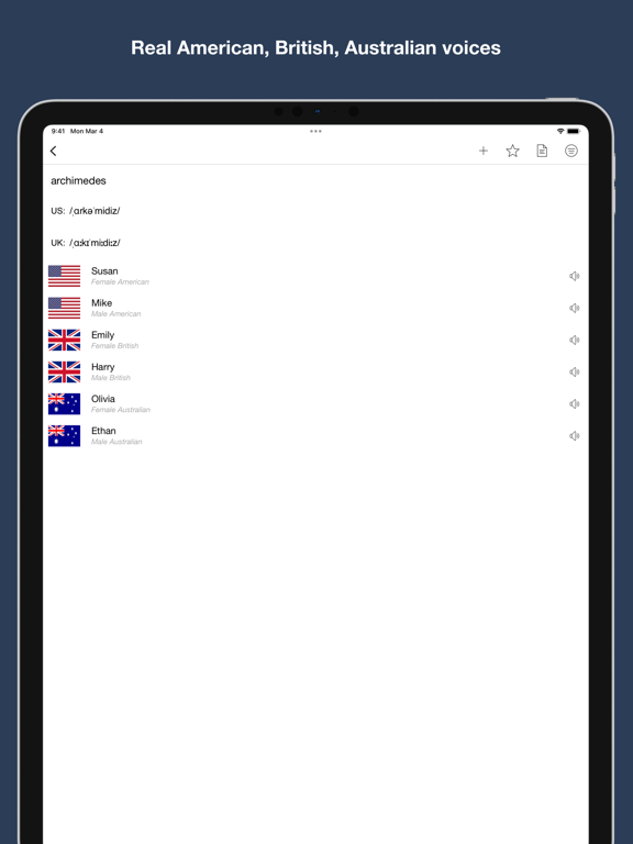 Screenshot #5 pour Audio Pronunciation Dictionary