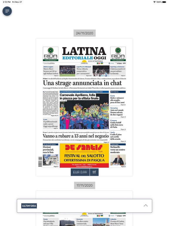 Screenshot #6 pour Latinaoggi.eu