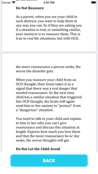 Screenshot #2 pour Help Your Child Get Over OCD
