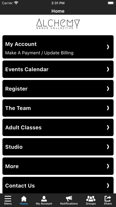 Screenshot #2 pour Alchemy Dance Collective