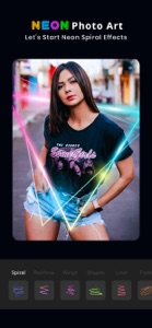 Neon Photo Art screenshot #4 for iPhone