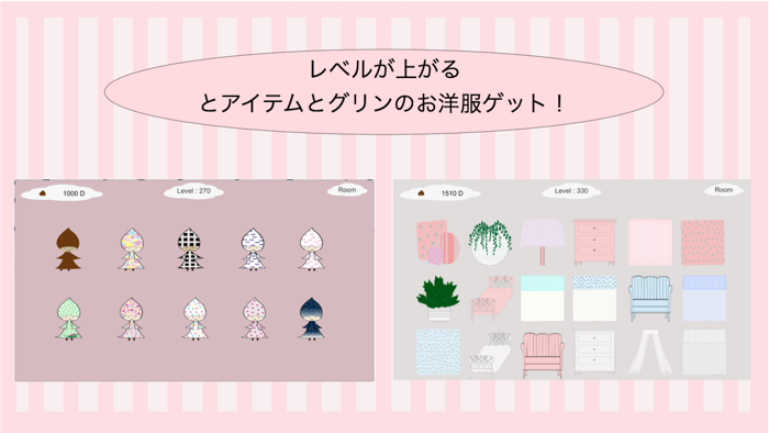 可愛く着せ替えGrinHarryRoom