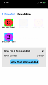Diabetes Personal Calculator screenshot