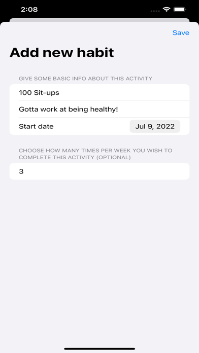 Simpli Habit Screenshot