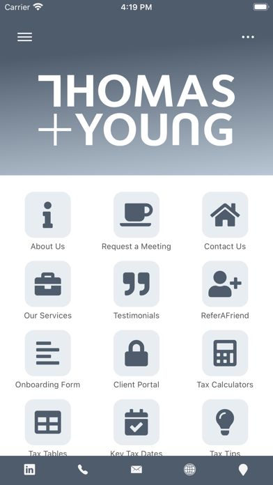 Thomas + Young Screenshot