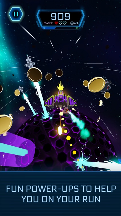 Galaxy Swirl: Hexa Endless Run screenshot-3
