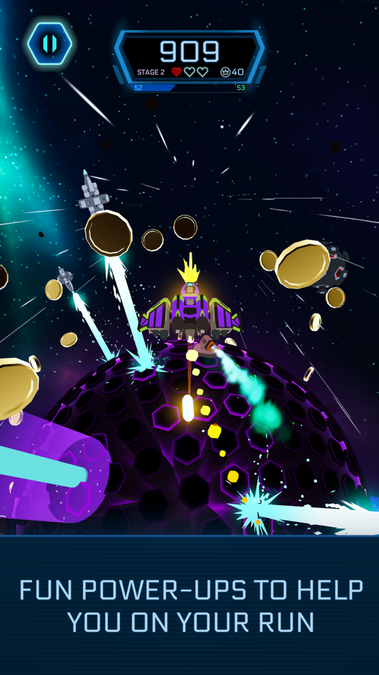 #4. Galaxy Swirl: Action Runner (iOS) Podle: Ricardo Mendonca
