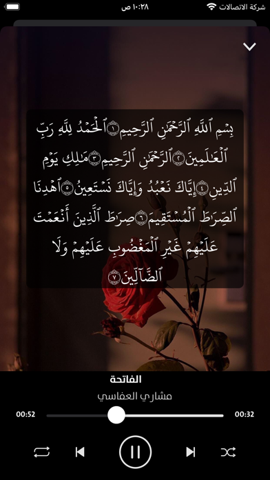 Screenshot #1 pour القرآن الكريم  - قرآن يتلى