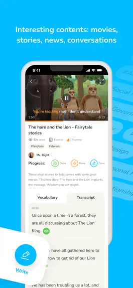 Game screenshot Learn English with Short Video hack