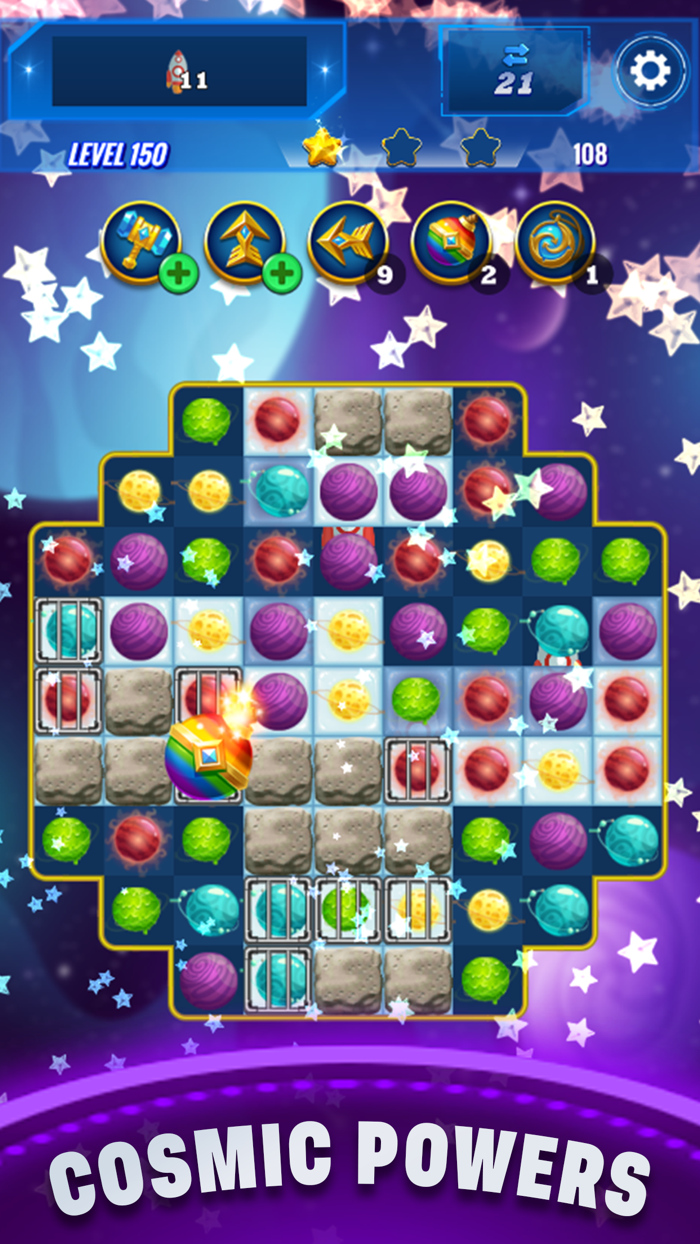 Planets Crush Match 3