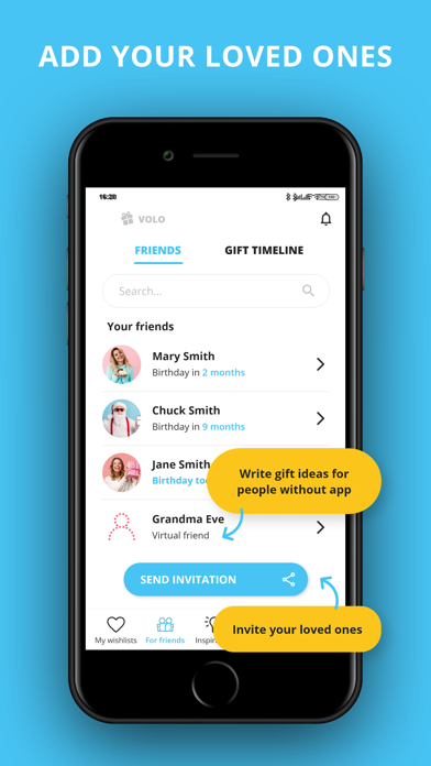 VOLO: Gift registry + grocery Screenshot