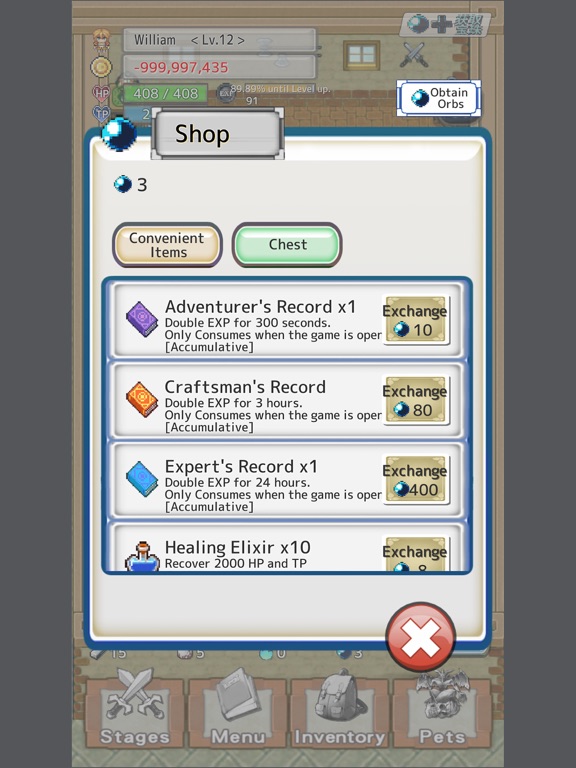 Legacy Cost iPad screenshot