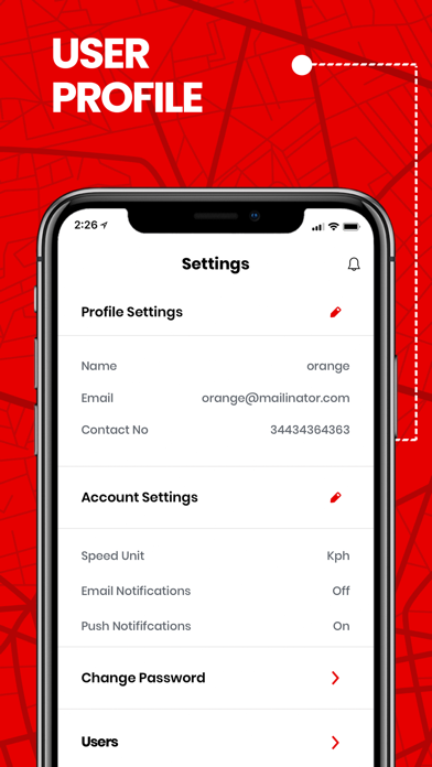 Vodafone Smart Tracker Screenshot