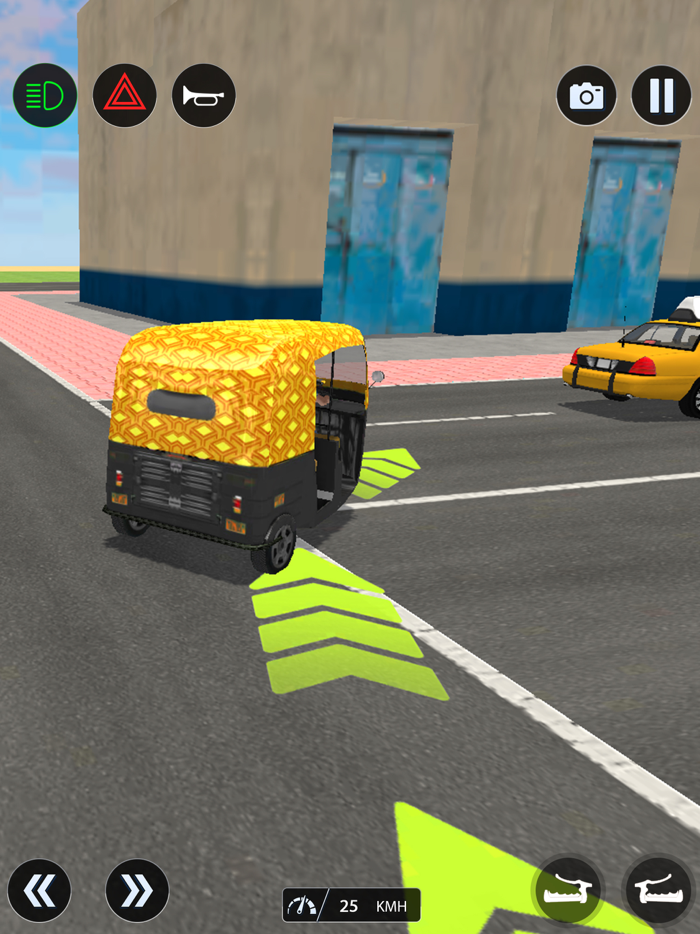 Tuk Tuk Rickshaw Taxi Driver