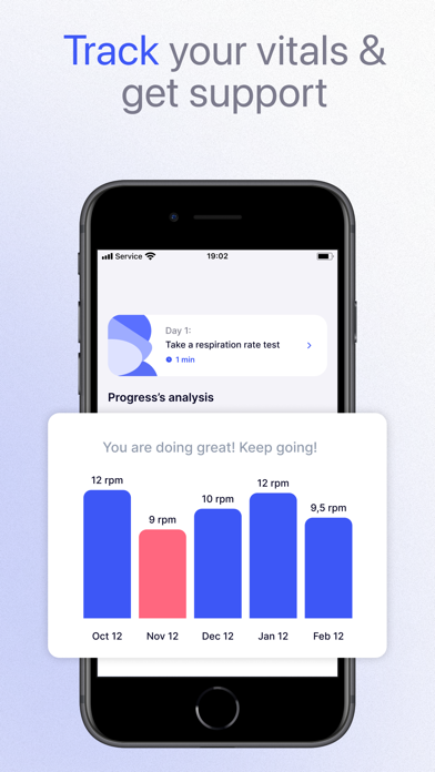 Lungfully: respiratory rate Screenshot