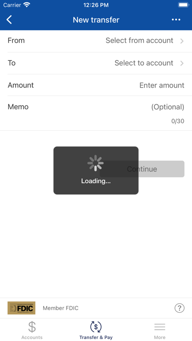 The Peoples Bank On The Go Screenshot