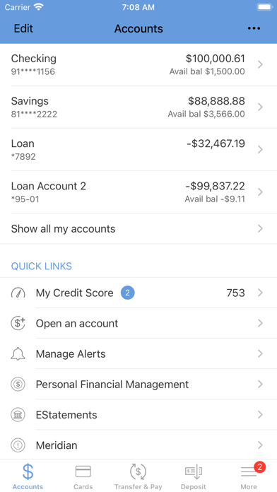 Bank of Ocean City Screenshot
