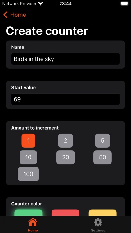 Counter - Increment Numbers