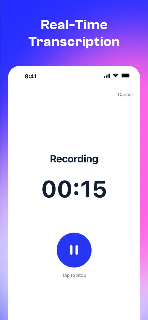 #2. Whisper : Speech to Text (iOS) Por: Revoo Teknoloji Limited Sirketi