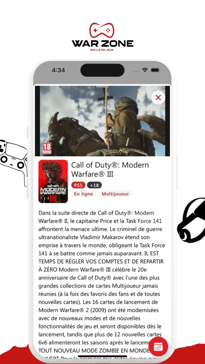 WarZone - Salle de Jeux