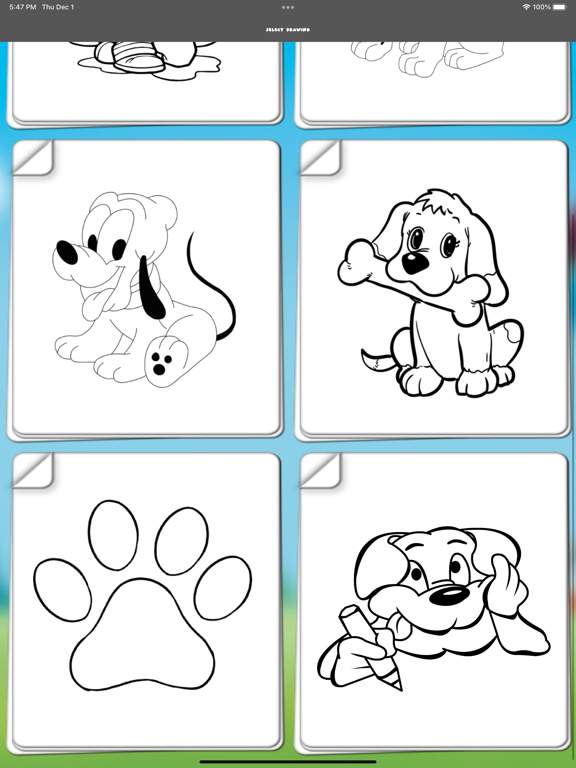 Paw Coloring book screenshot 2