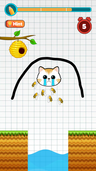 Save The Cat Game Screenshot