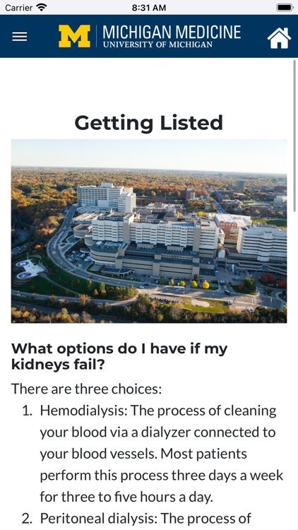 Kidney Transplant Education