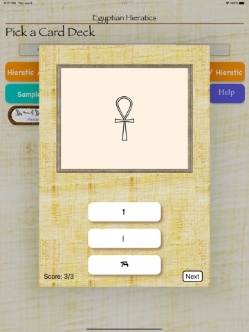 Hieratic Flash Cardsのおすすめ画像4