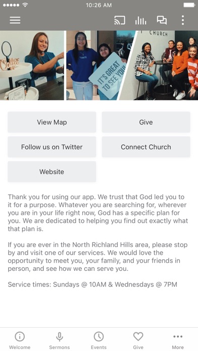 Connect Church TX Screenshot