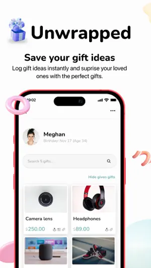 Unwrapped - Gift Ideas screenshot 1