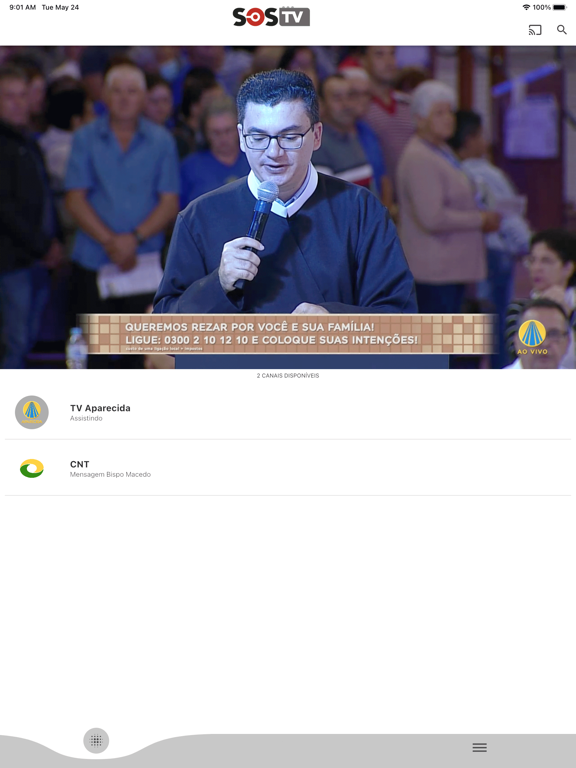 SOS TV iPad screenshot
