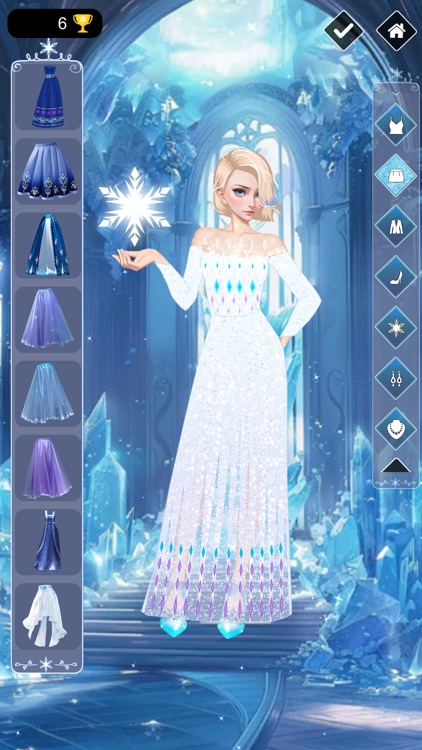 Ice & Fire Princess Dress Up screenshot-4