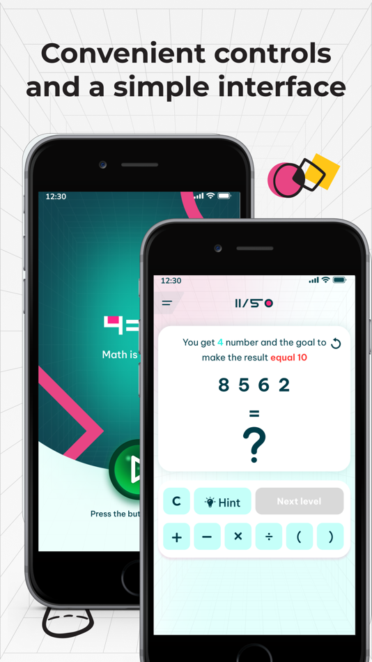 #1. 4 Numbers: Solve to 10 Quest (iOS) 由: Trang Phi Thi