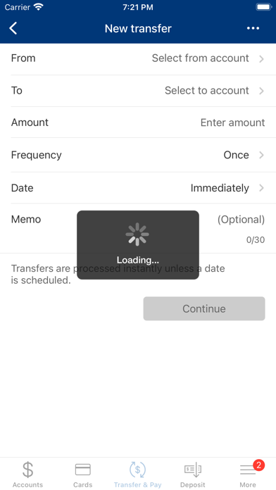 RiverHills Bank Screenshot