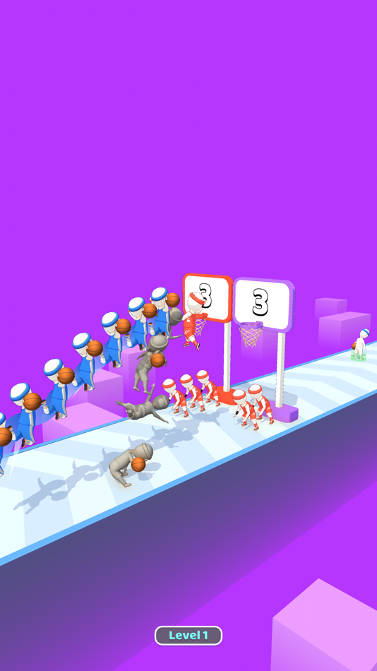 #2. Dunker Stack (iOS) 由: FUBU GAMES OYUN YAZILIM VE BILGI TEKNOLOJILERI TICARET LIMITED SIRKETI