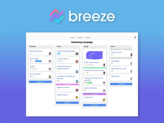 Breeze: Project management