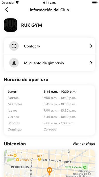 RUK GYM Screenshot