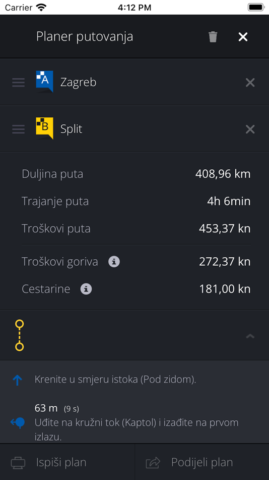 #2. HAKmap (iOS) 由: Hrvatski autoklub