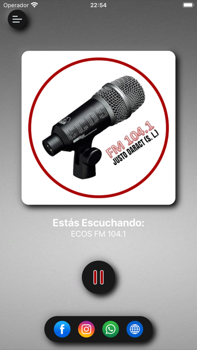 ECOS FM 104.1 Screenshot