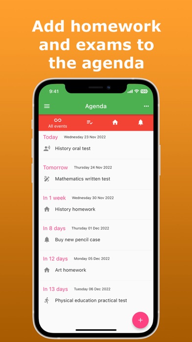 School planner (Diary) Screenshot
